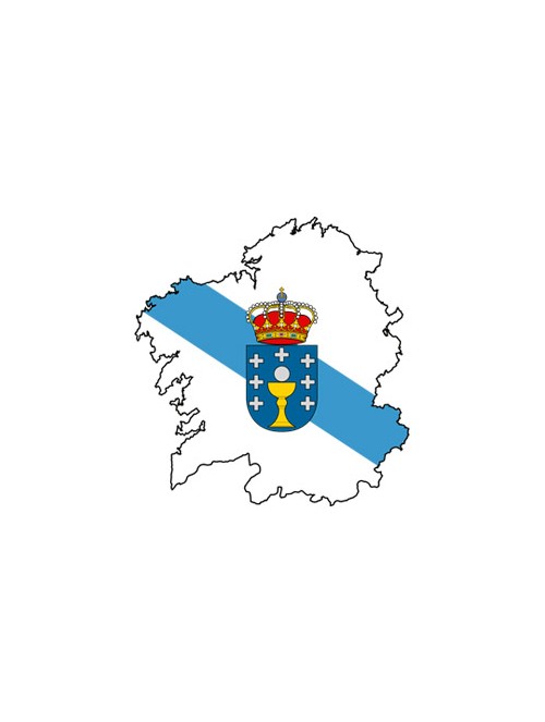 Pegatina Escudo de Galicia